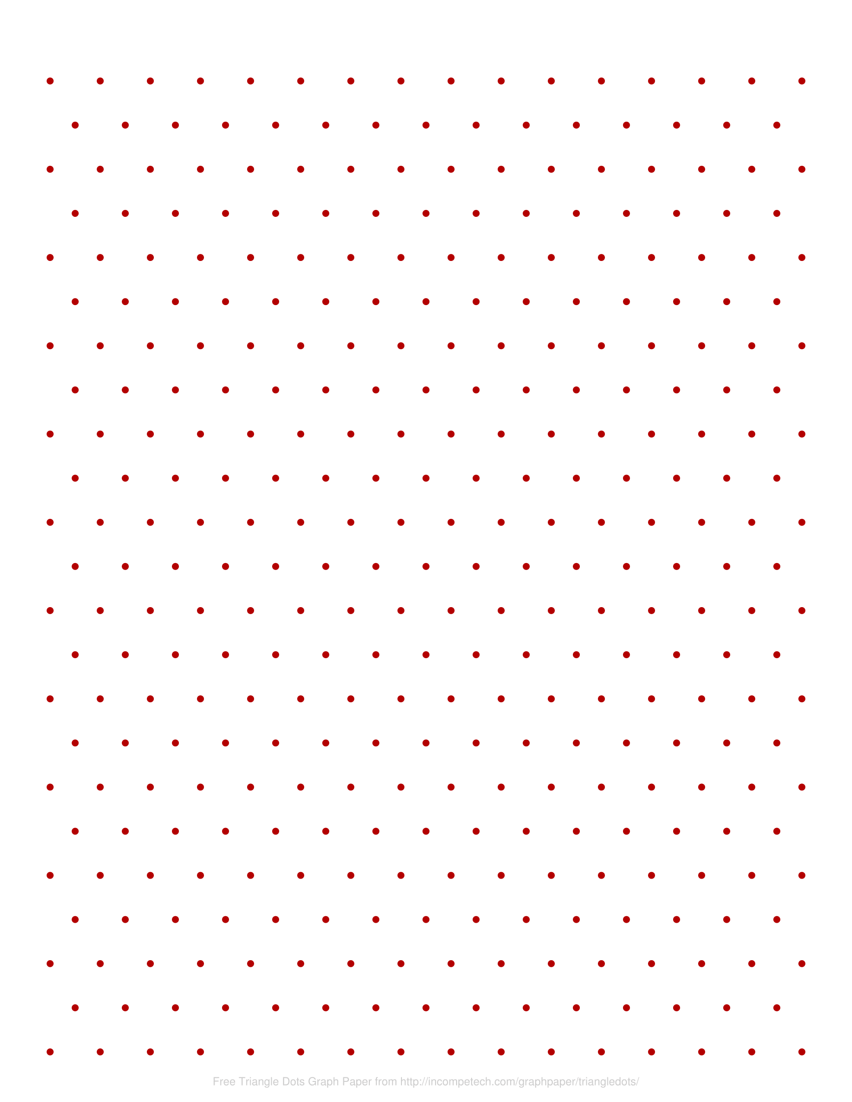 Triangle Graph Paper Free Printable