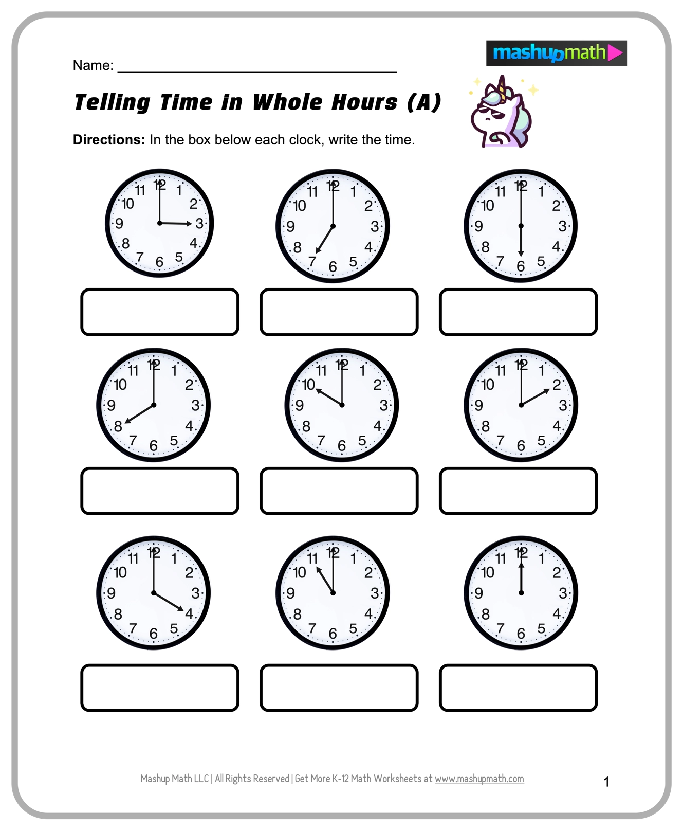 Free Preschool Math Worksheets Printable Mashup Math