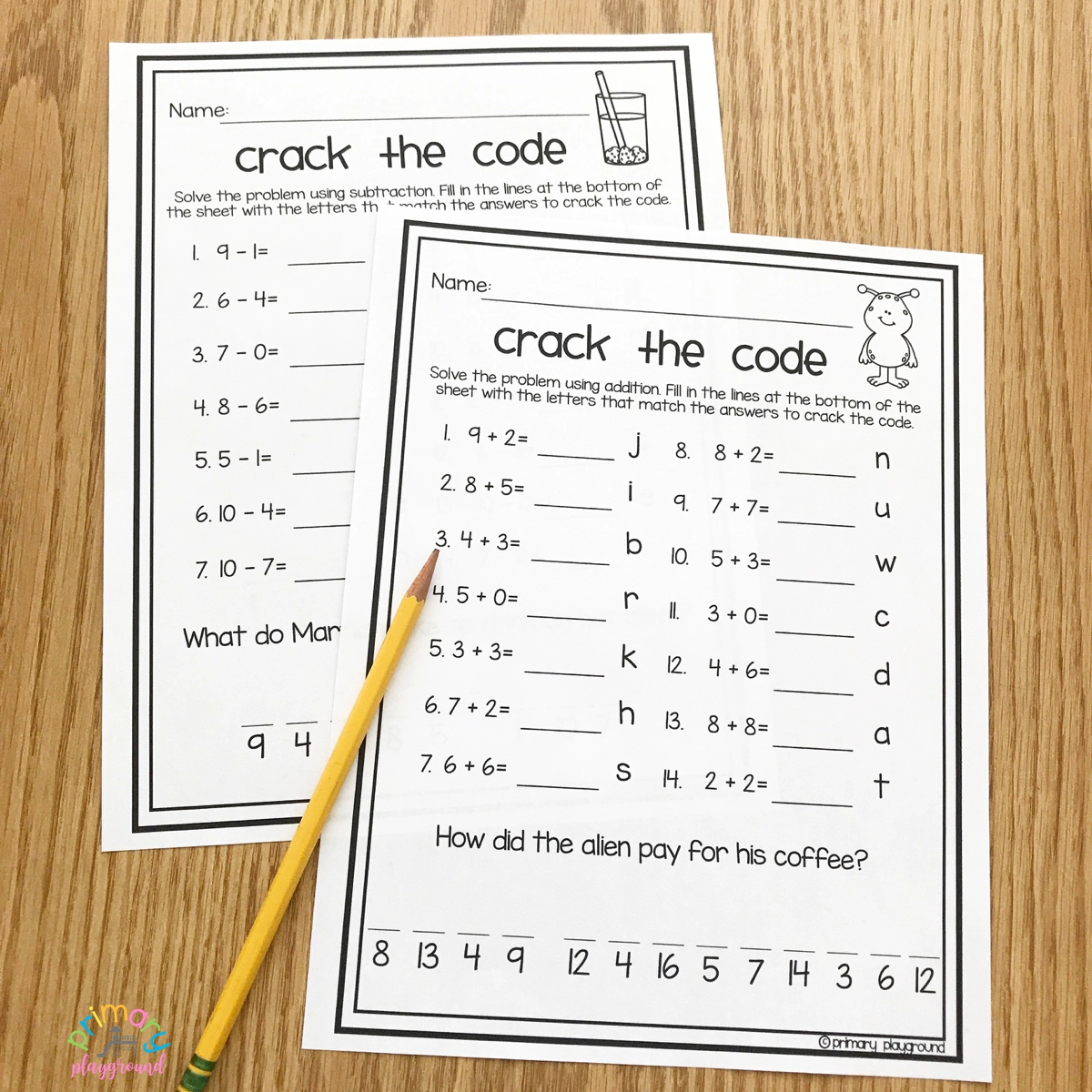 Crack The Code Puzzles Printables