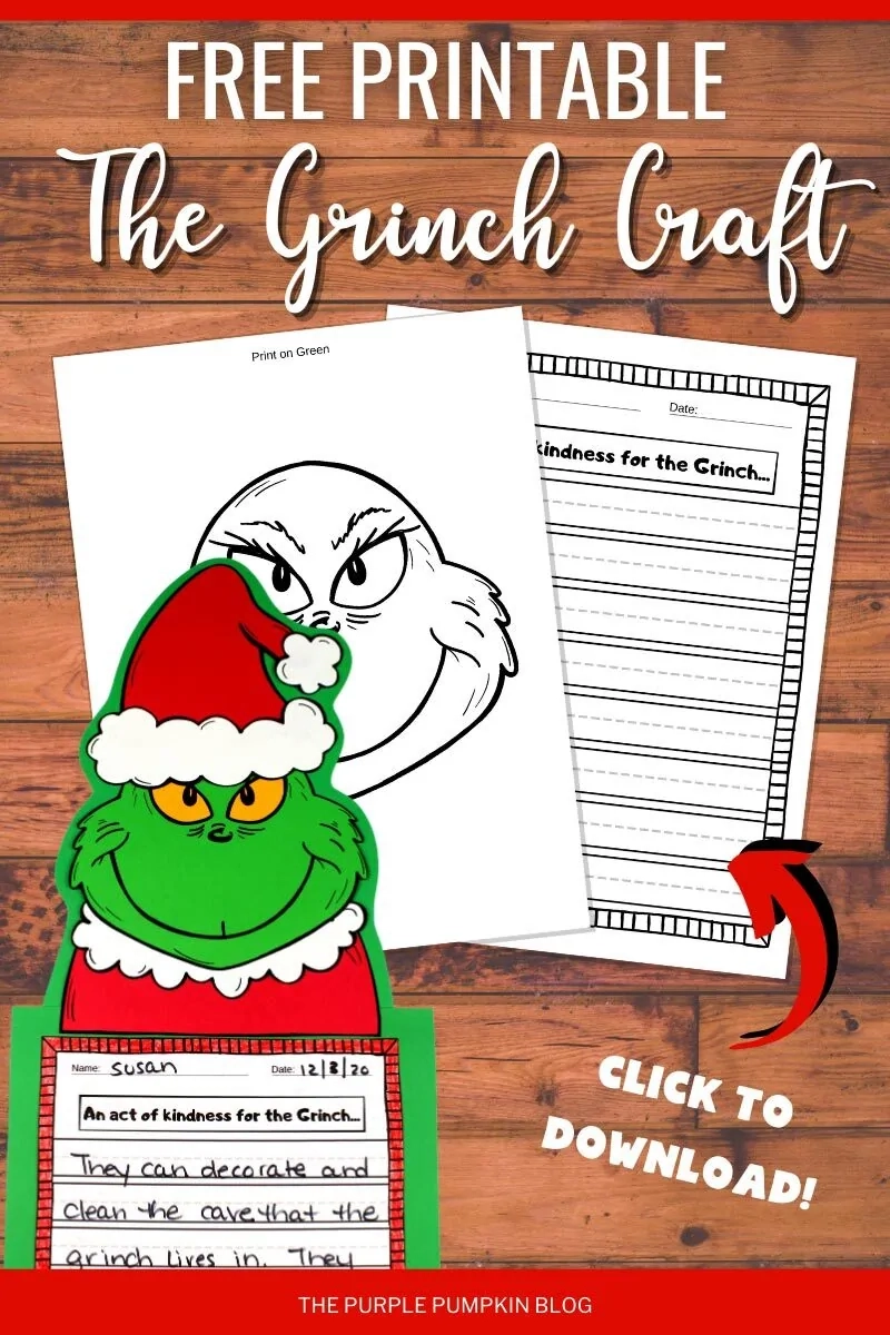 Printable Grinch Template