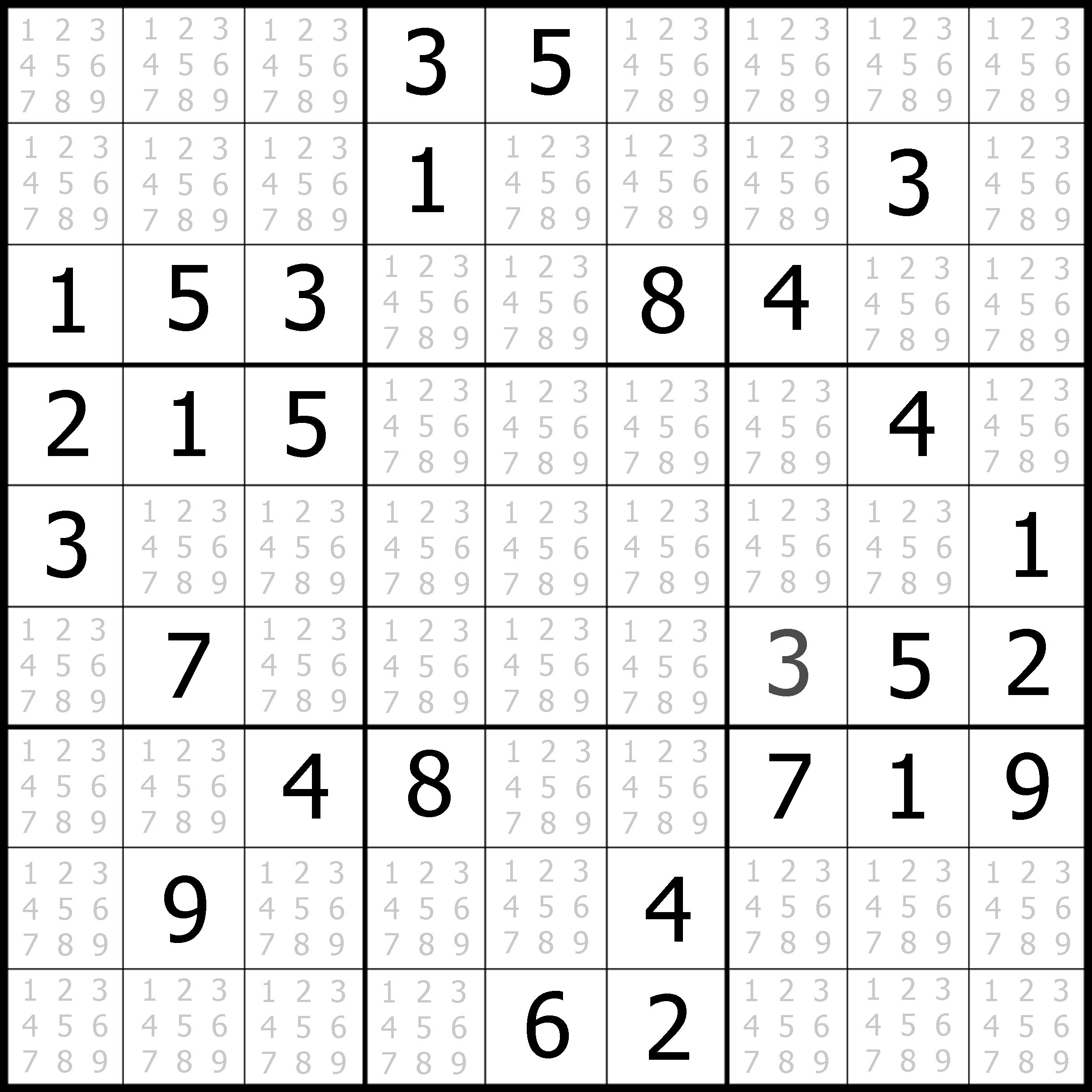 Sudoku Printable Puzzles 4 Per Page