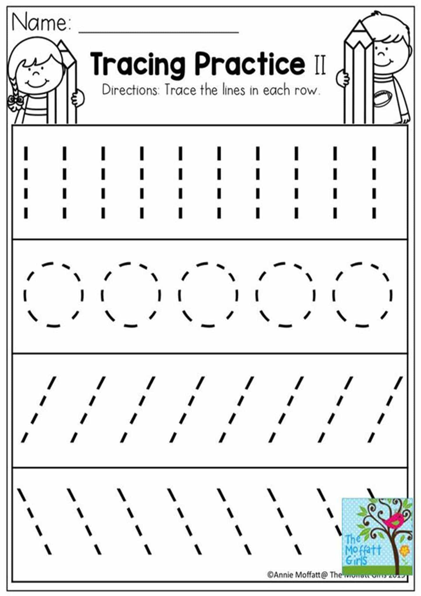 Free Printable Tracing Lines Worksheets Worksheets Library