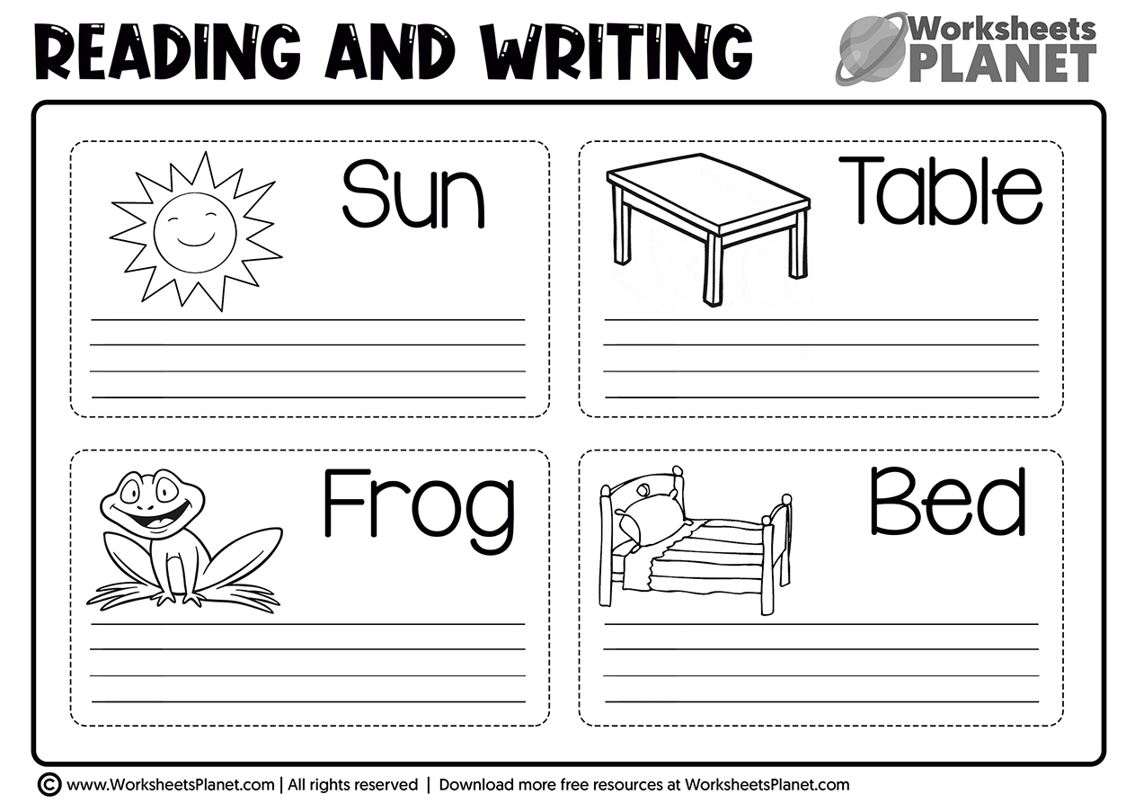 Worksheets For Kindergarteners Free Printable