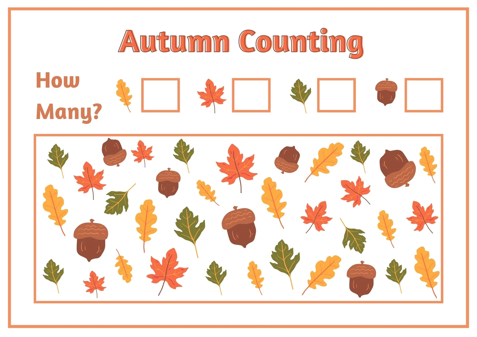 Autumn Printable Worksheets