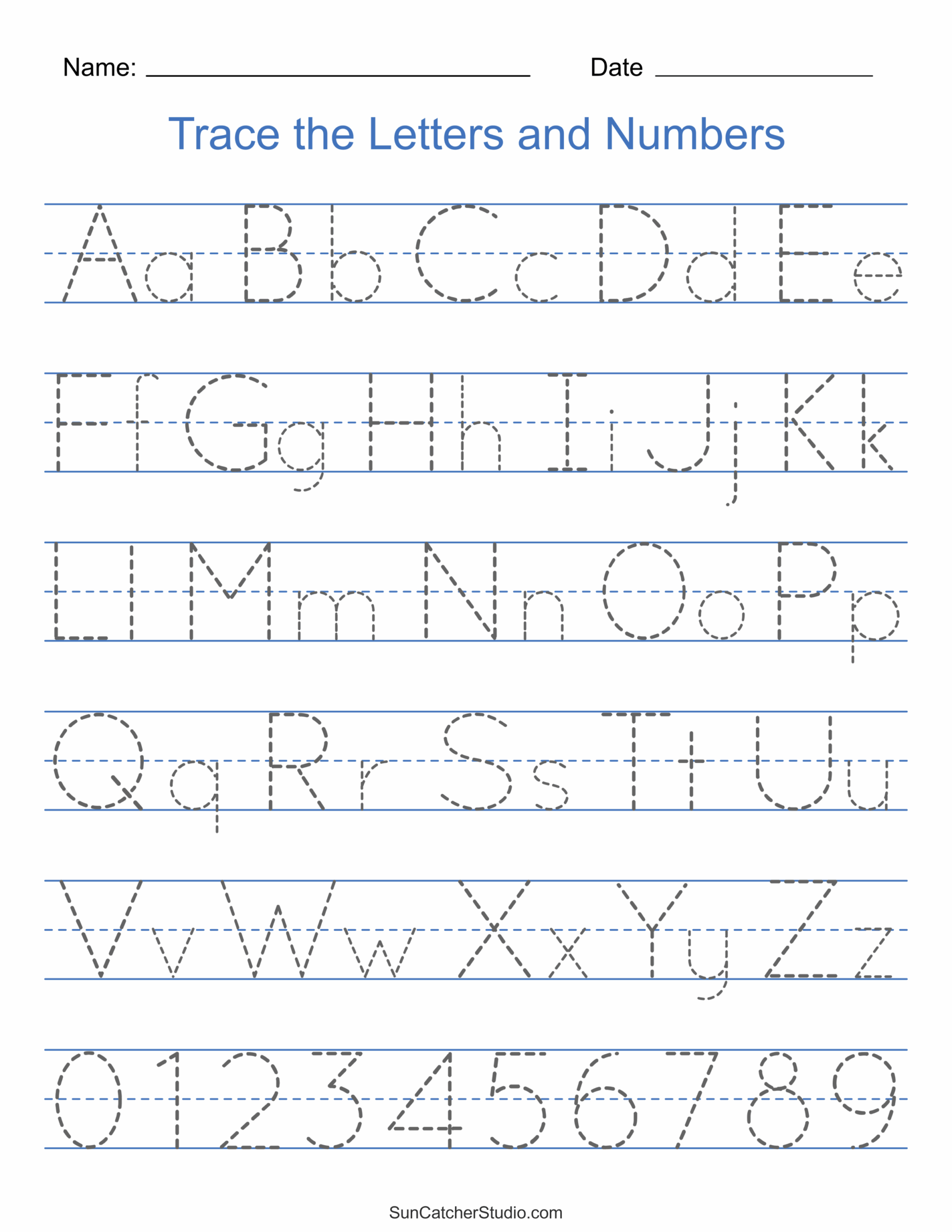 Free Tracing Alphabet Worksheet Free Printable Download Free 