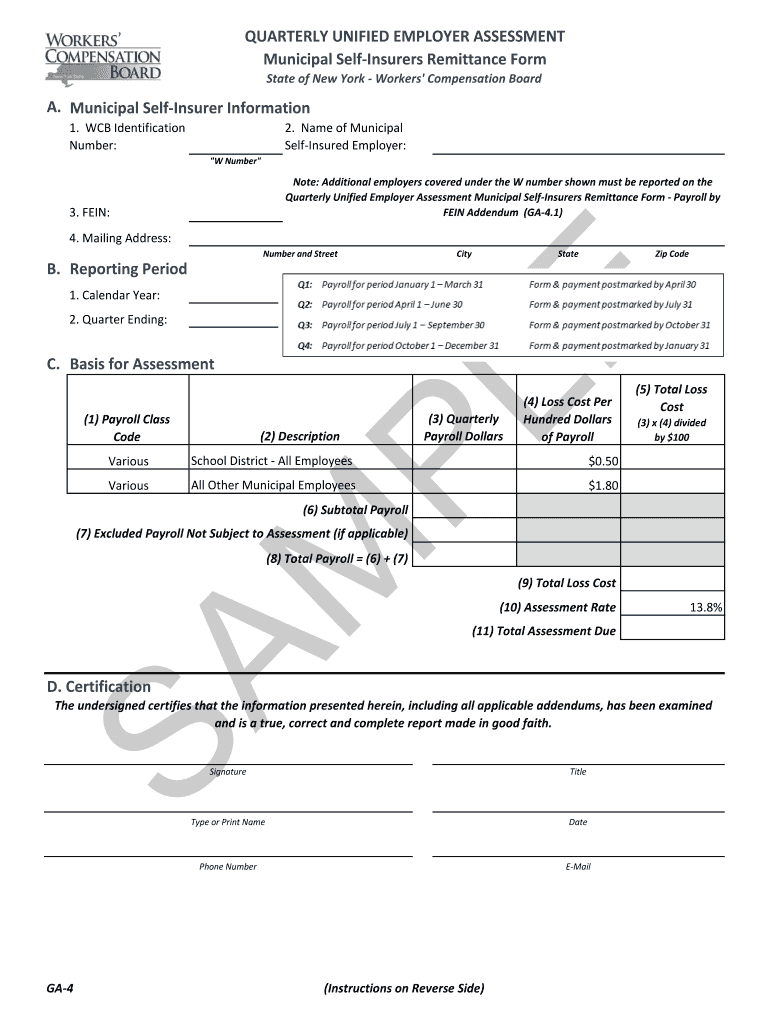 Ga 4 Workers Comp Fill Out amp Sign Online DocHub