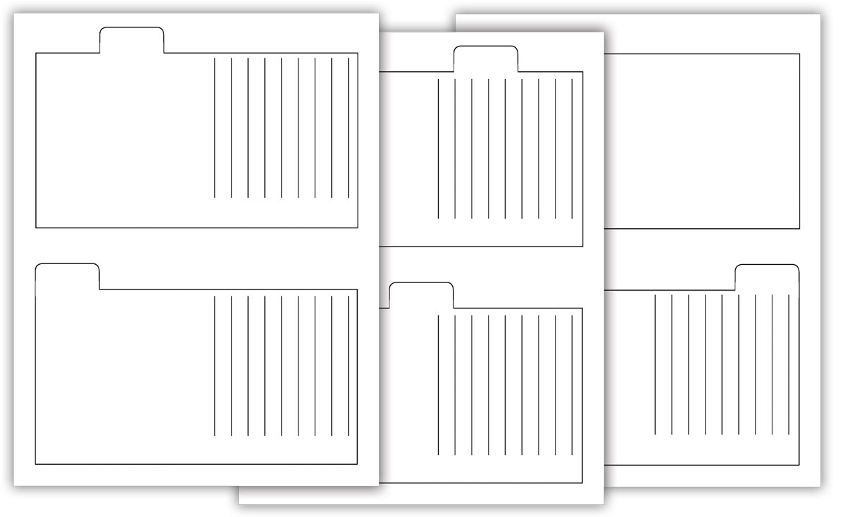 Blank Booklet Template Printable