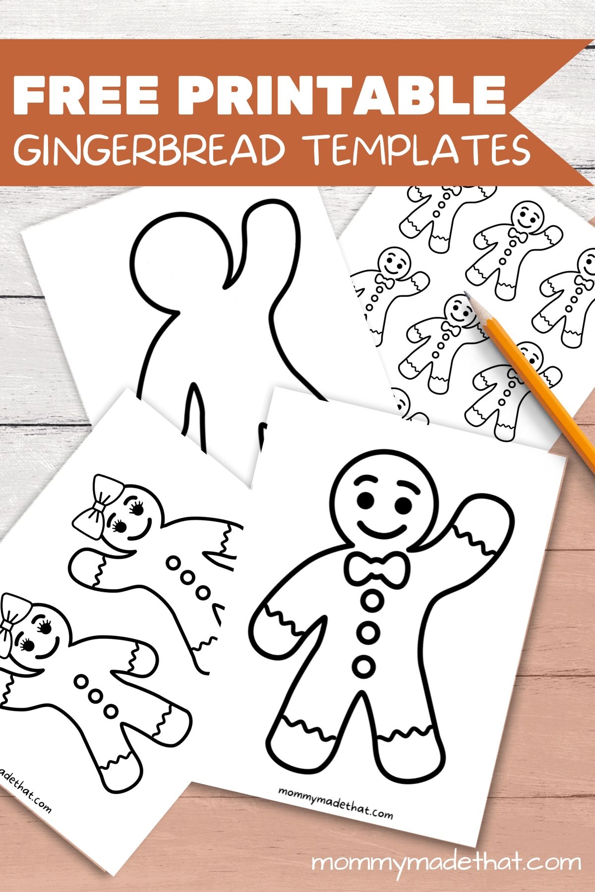 Free Printable Gingerbread Man Template Pdf