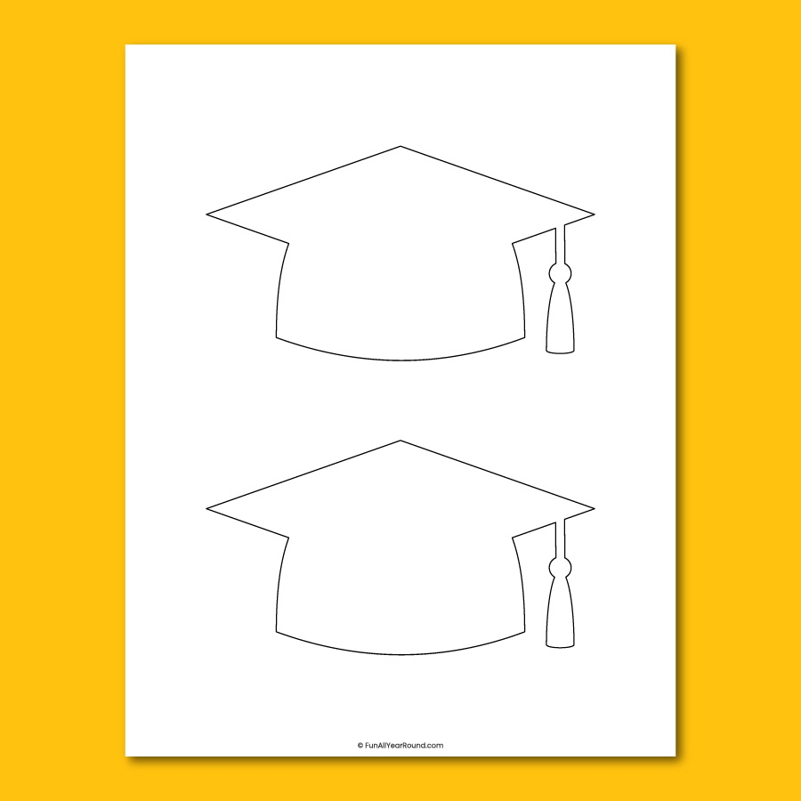 Graduation Cap Template Free Printable