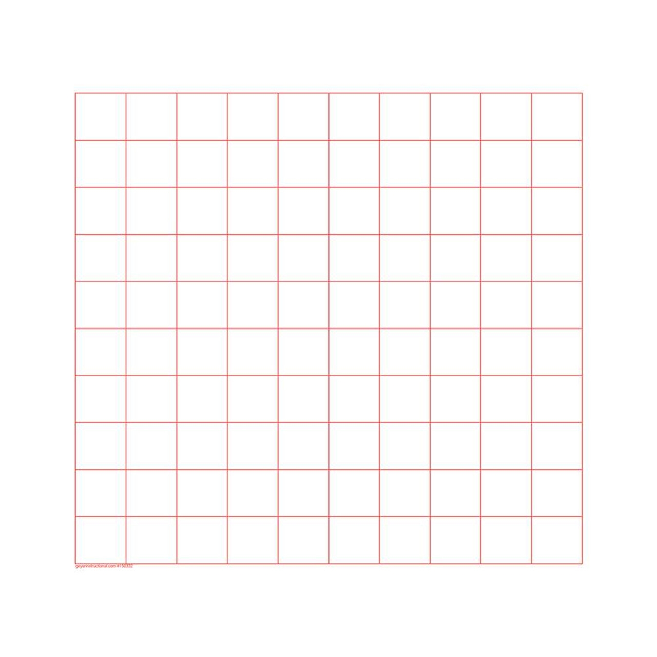 Graph Paper Pads 10x10 Squares 100 Sheets Per Pad 3 Pads 