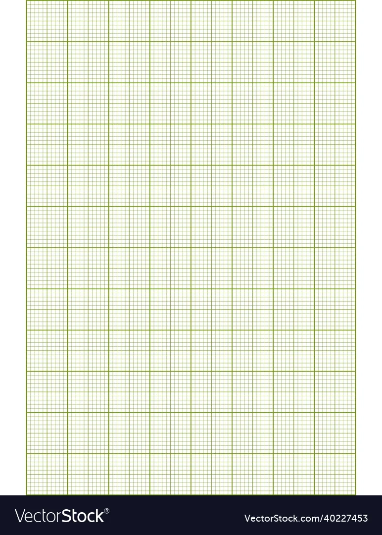 Graph Paper Printable Millimeter Grid Royalty Free Vector