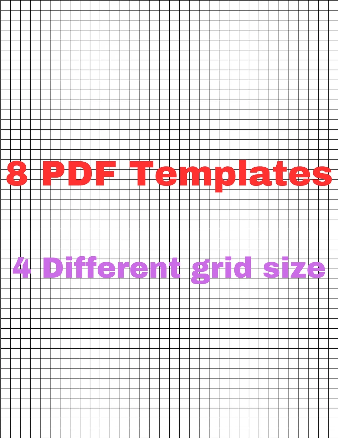 Graph Paper Free Printable 1/3 Inch Squares