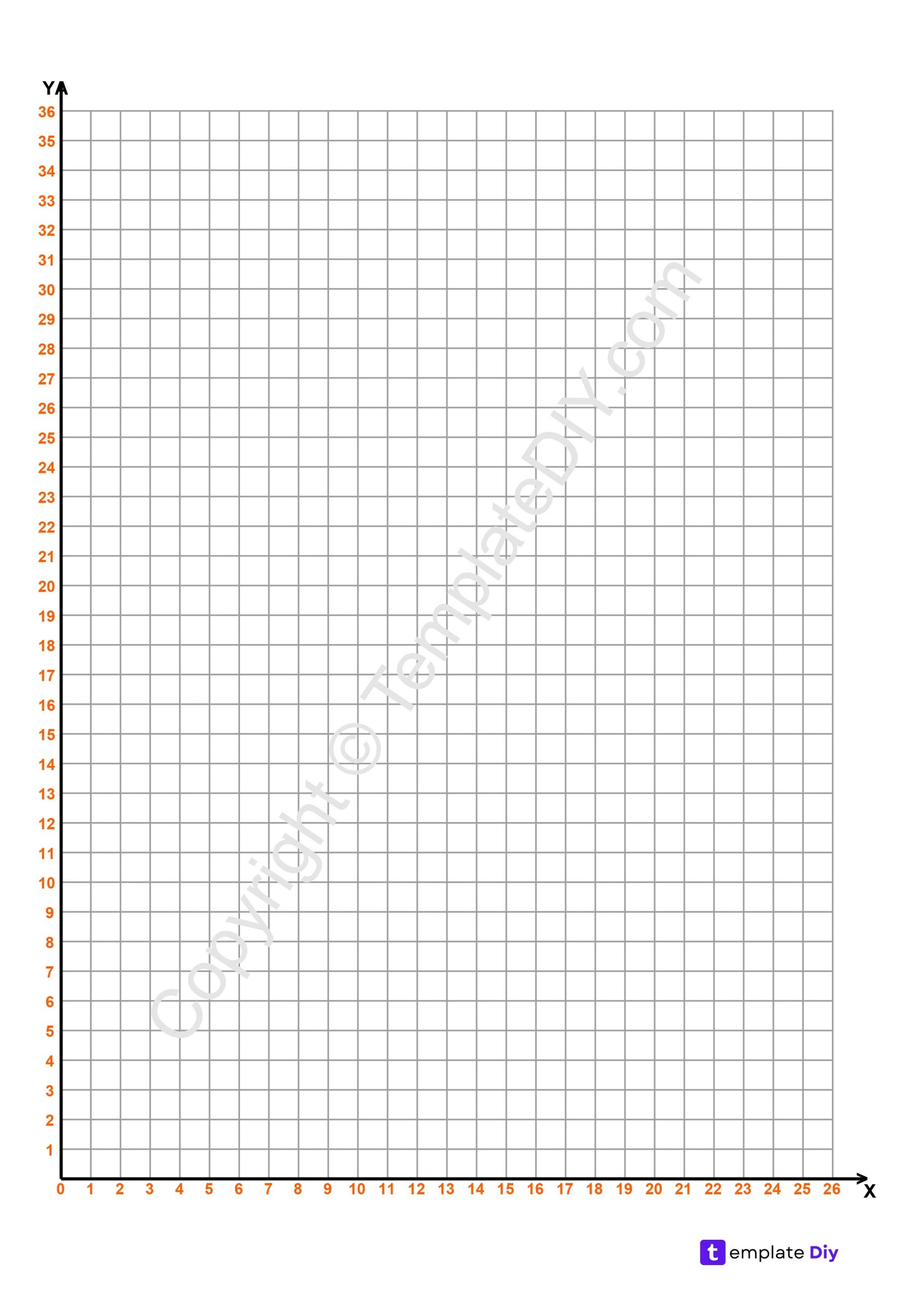 Number Line Graph Paper Printable