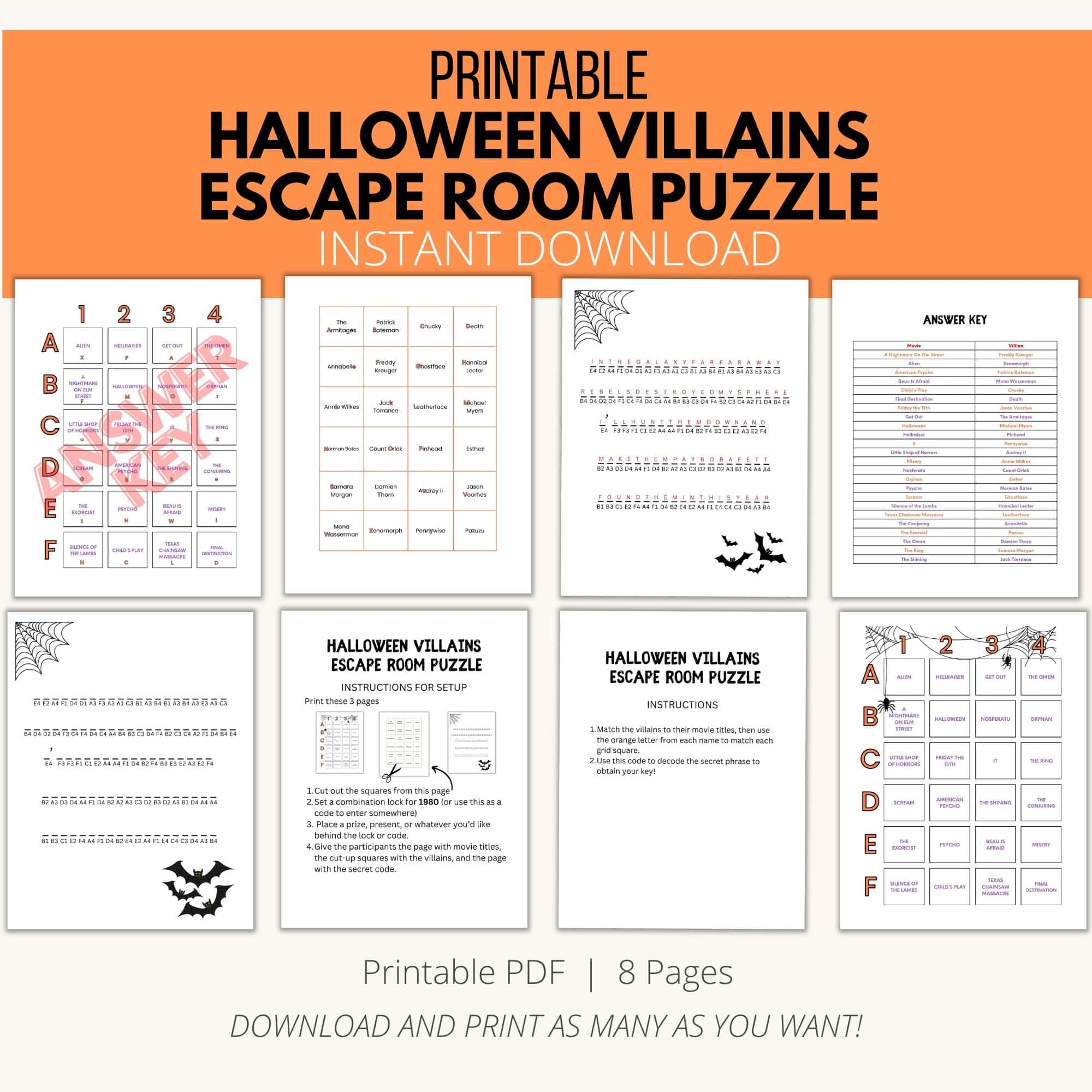Printable Escape Room Puzzles Free