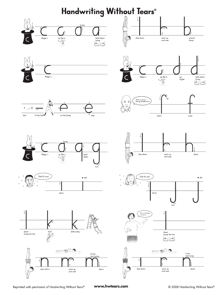 Handwriting Without Tears Cursive Pdf Fill Online Printable 