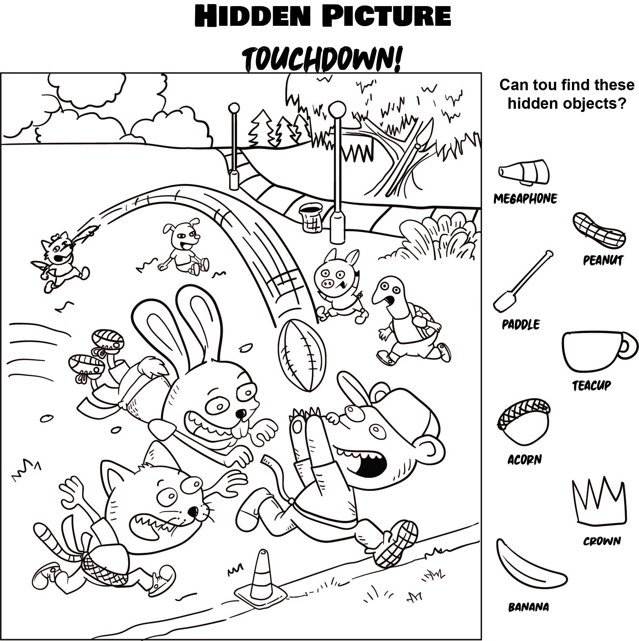 Free Highlights Hidden Pictures Printable Worksheets