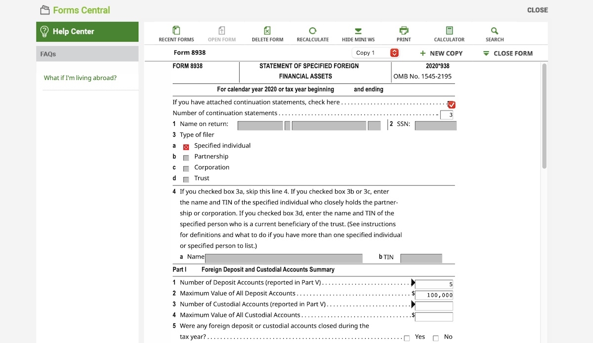 How To Fill Out Form 8938
