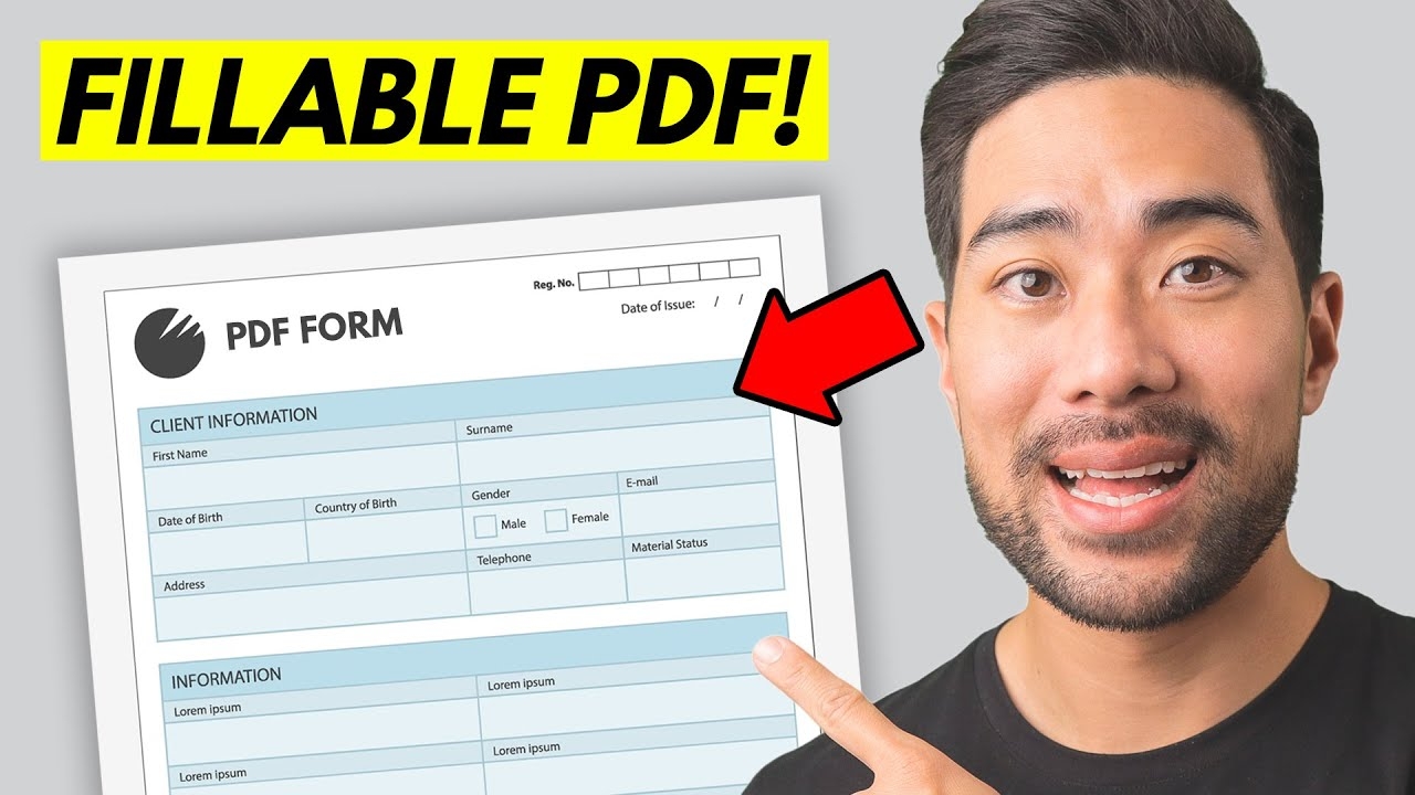 How To Create A Fillable PDF Form For FREE 