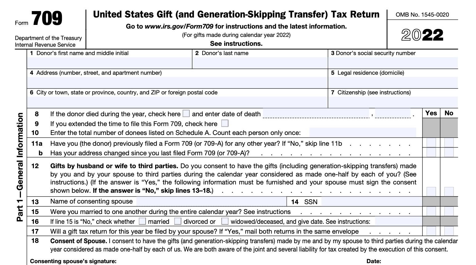 How To Fill Out Form 709