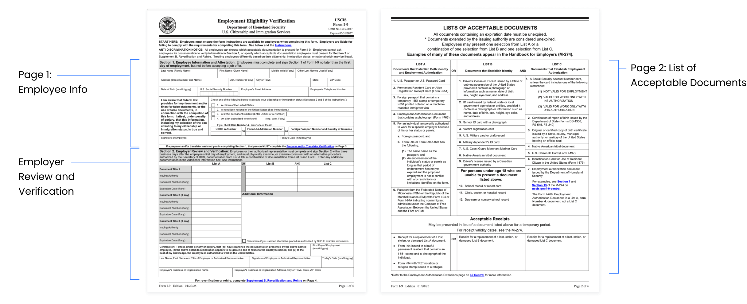 I 9 Form Notary Online For USCIS Employment Eligibility Verification