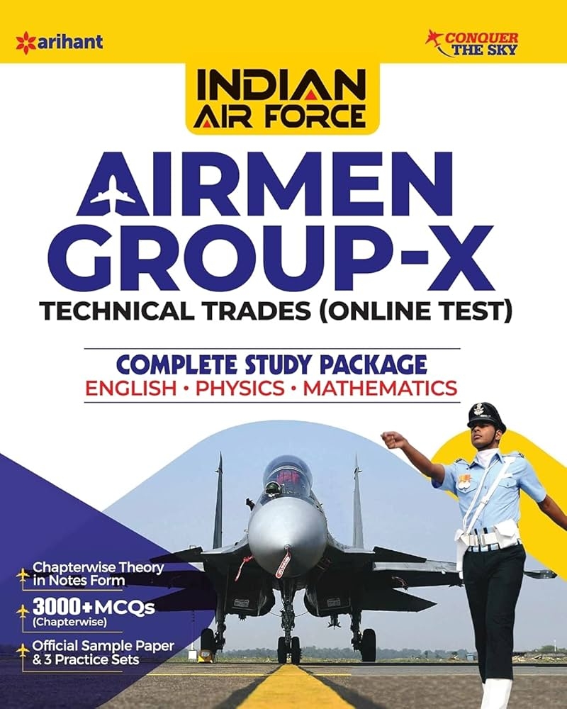 Indian Airforce Airman Group X Technical Trades Old Edition 