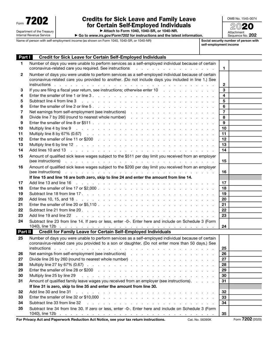 IRS Form 7202 2020 Fill Out Sign Online And Download Fillable 