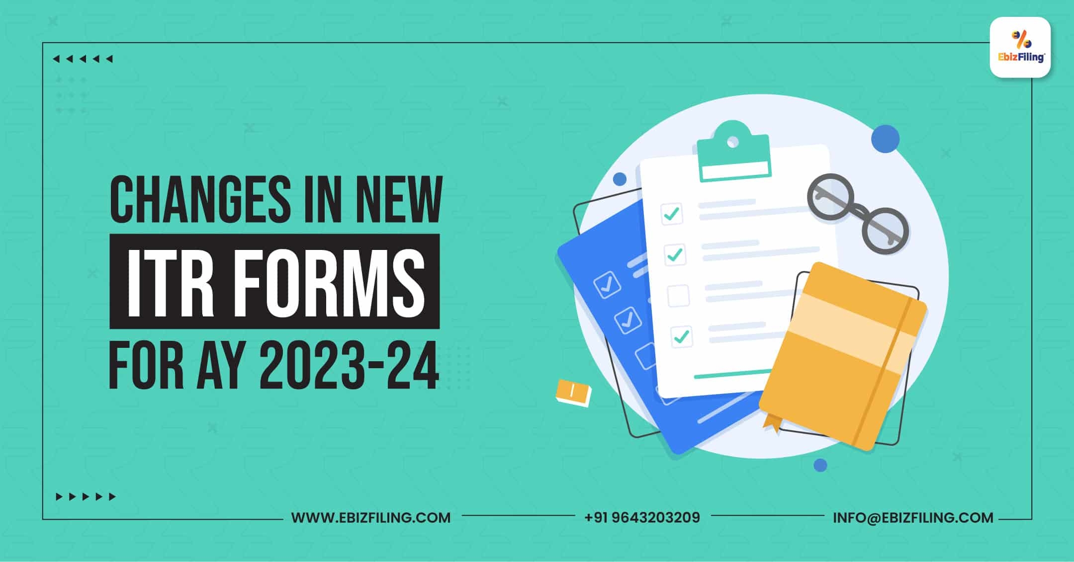 Key Changes In New ITR Forms For AY 2023 24 Ebizfiling