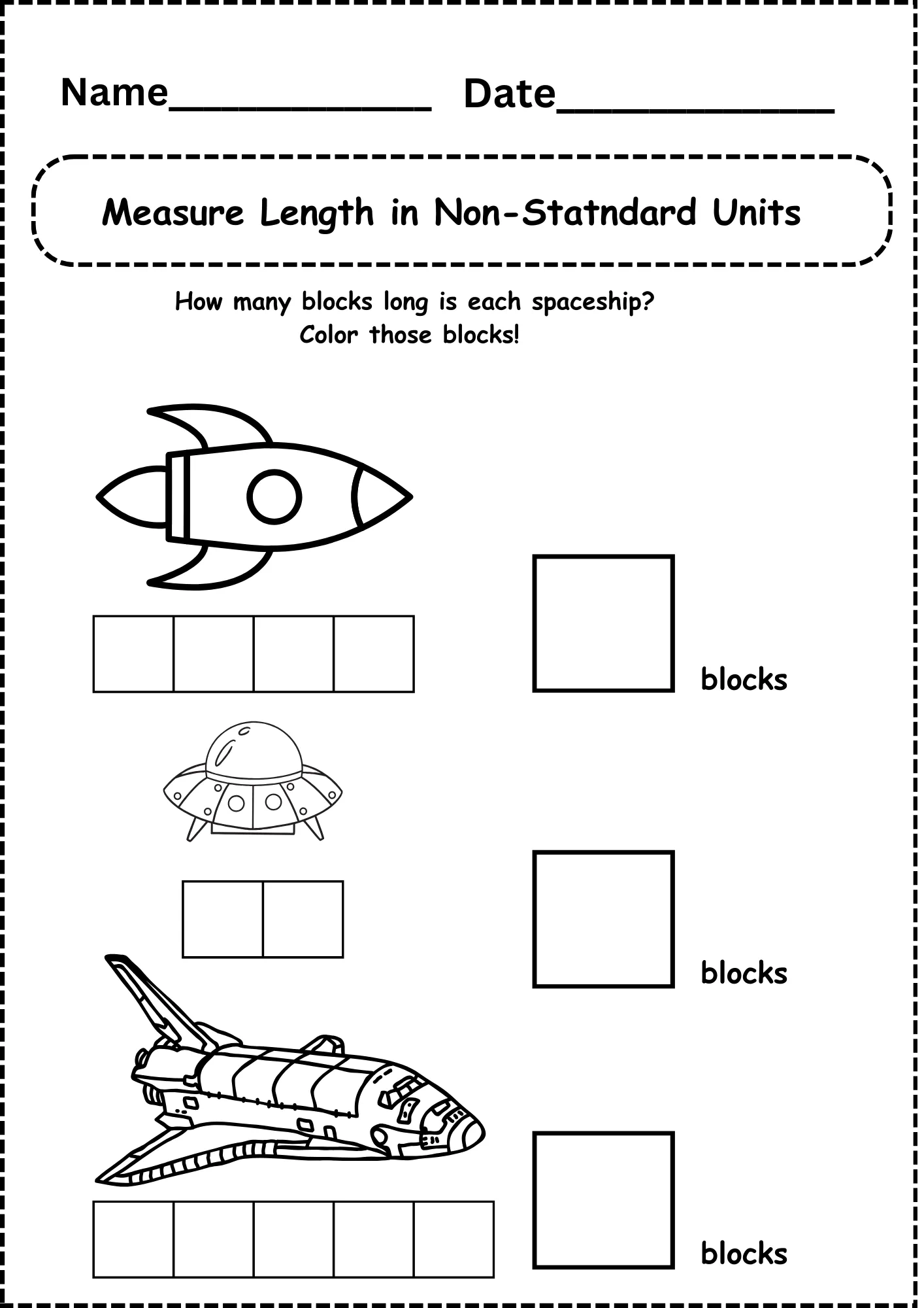 Free Printable Measuring Worksheets