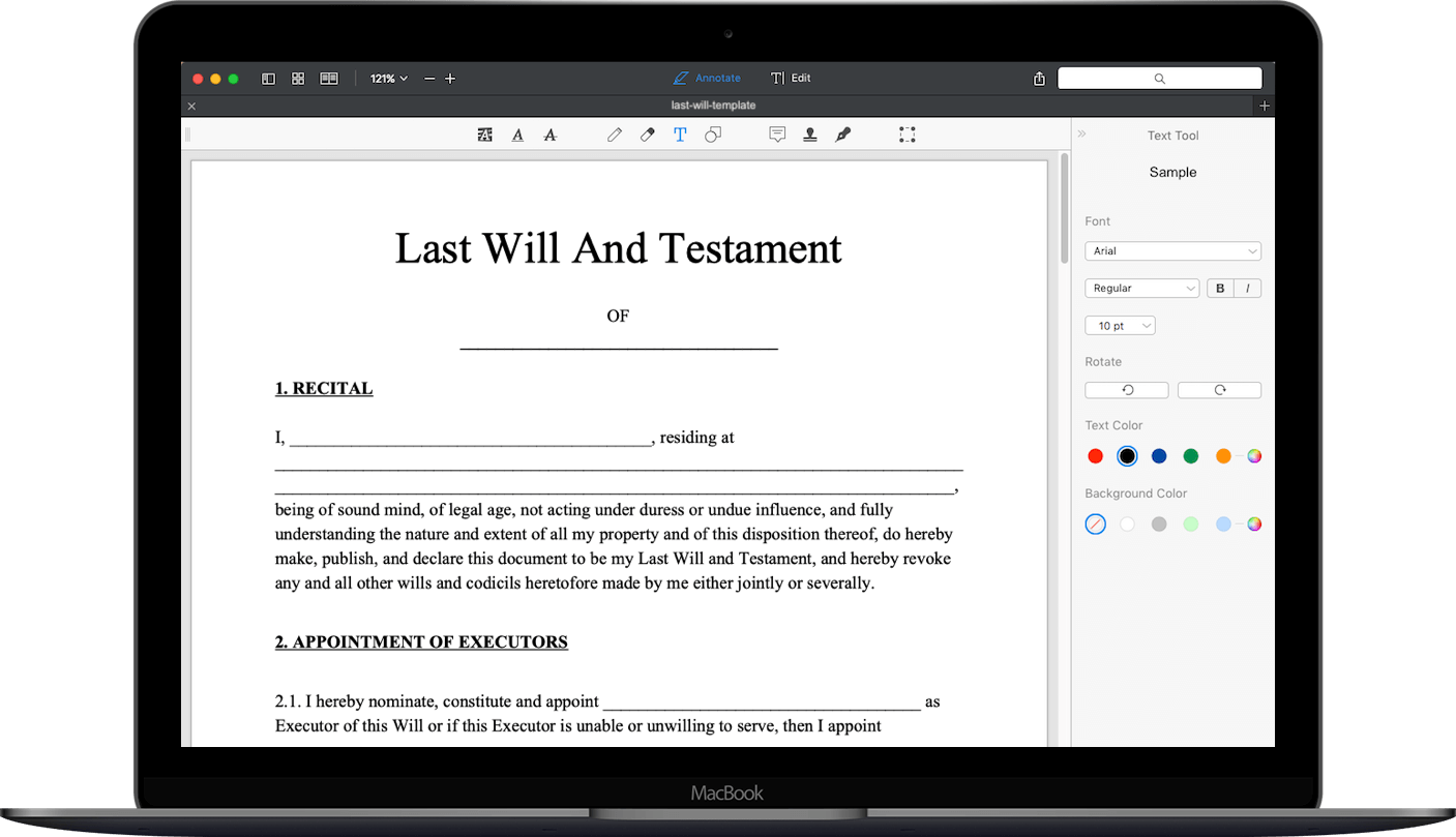 Last Will And Testament Forms Free Printable