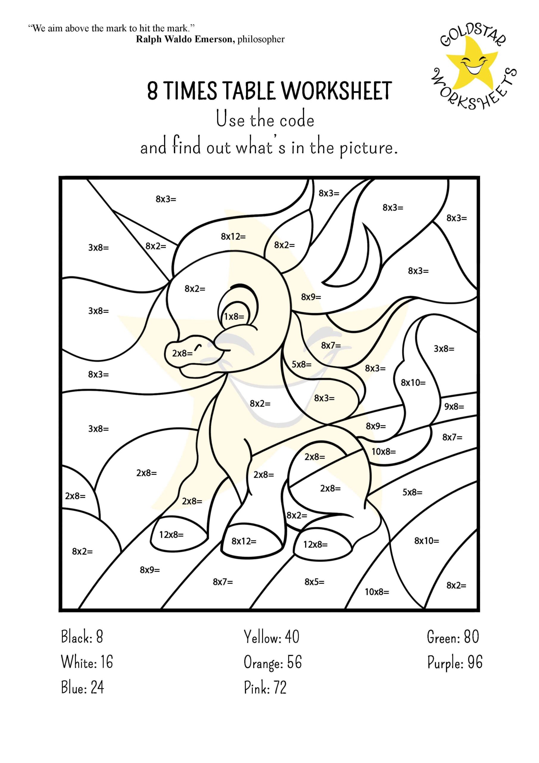 Times Table Worksheets Free Printable