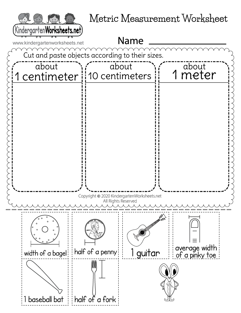 Metric Measurement Worksheet Free Printable Digital amp PDF
