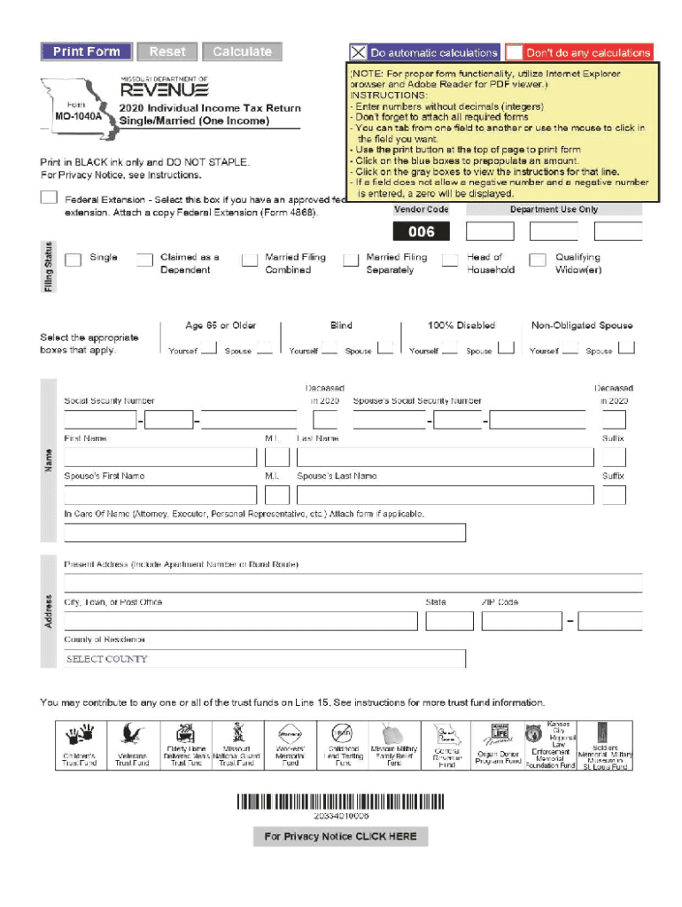 Mo Form 53 1 Printable