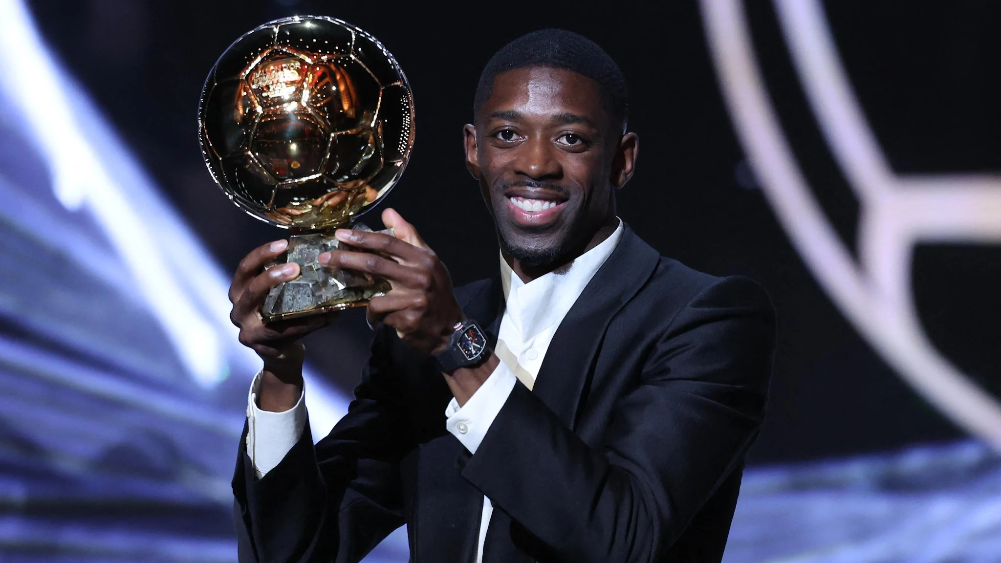 Ousmane Demb l Wins 2025 Men s Ballon D Or UEFA Champions 
