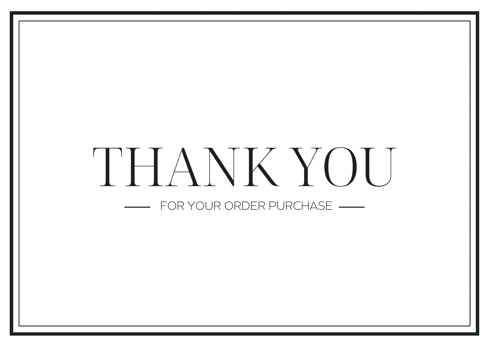 Thank You Note Printable Template
