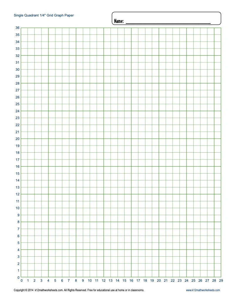 Grid Graph Paper Printable