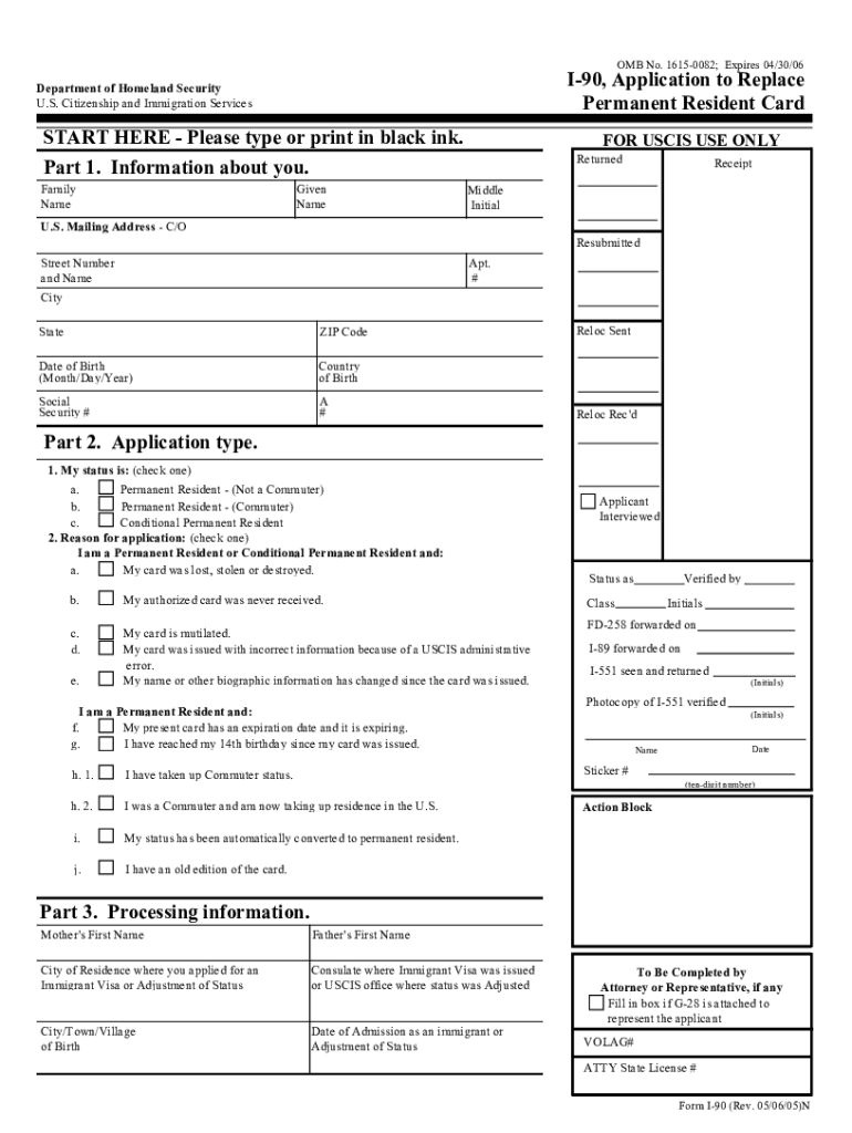 Printable I 90 Form Www lx iriss uk