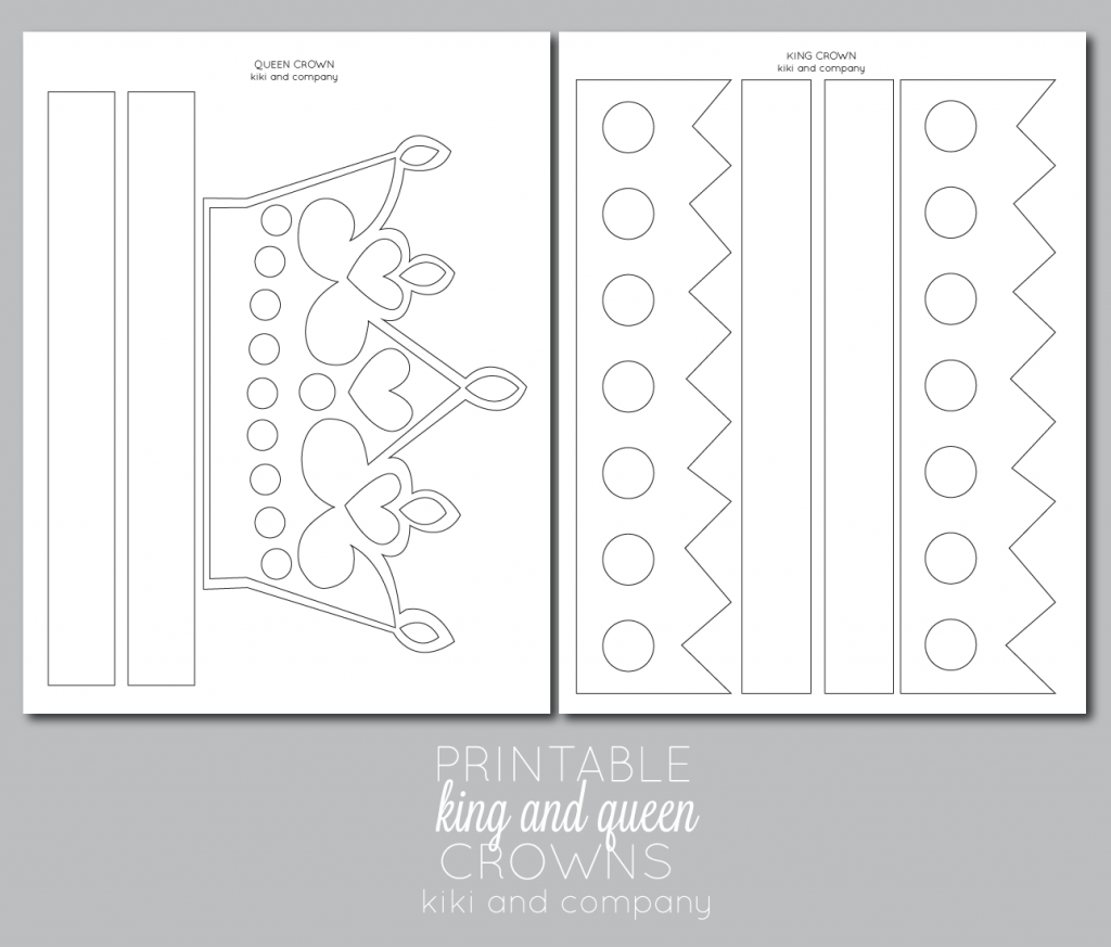 Cut Out Printable Crown Template