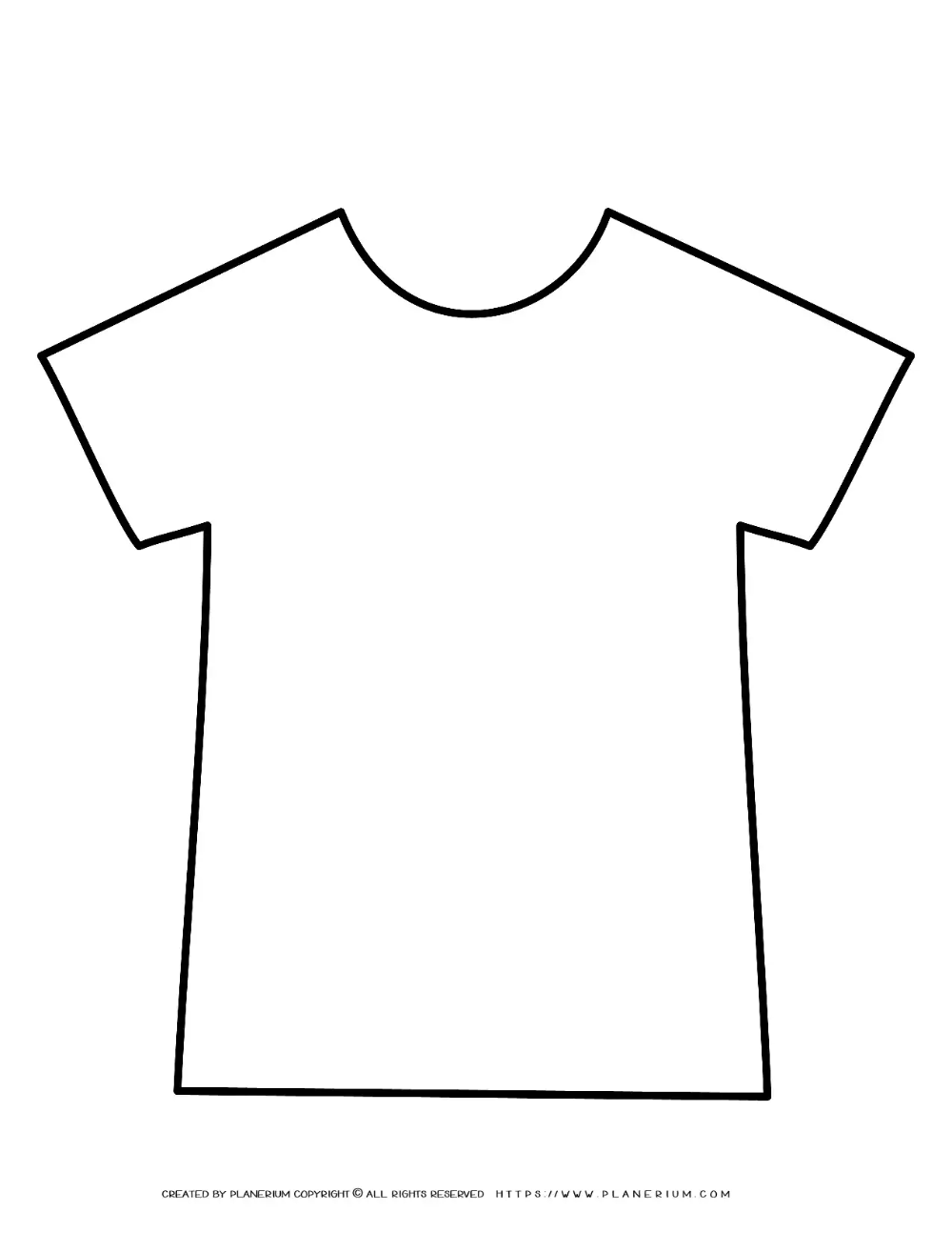 Printable T Shirt Template For Creative Classroom Fun Shirt 