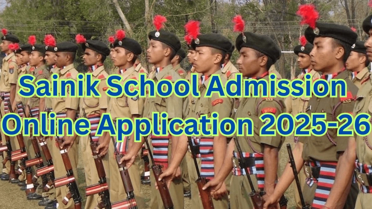 Sainik School Admission 2025 26 Registration Extended Check 