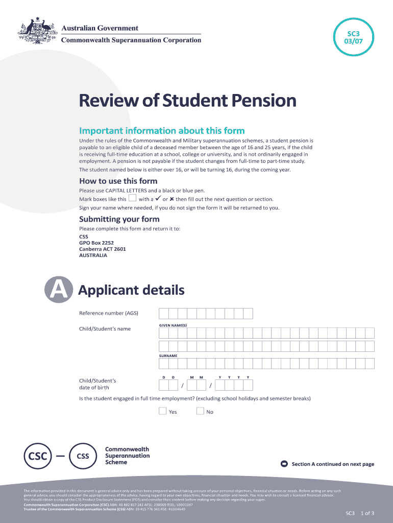 Printable Form Sc3
