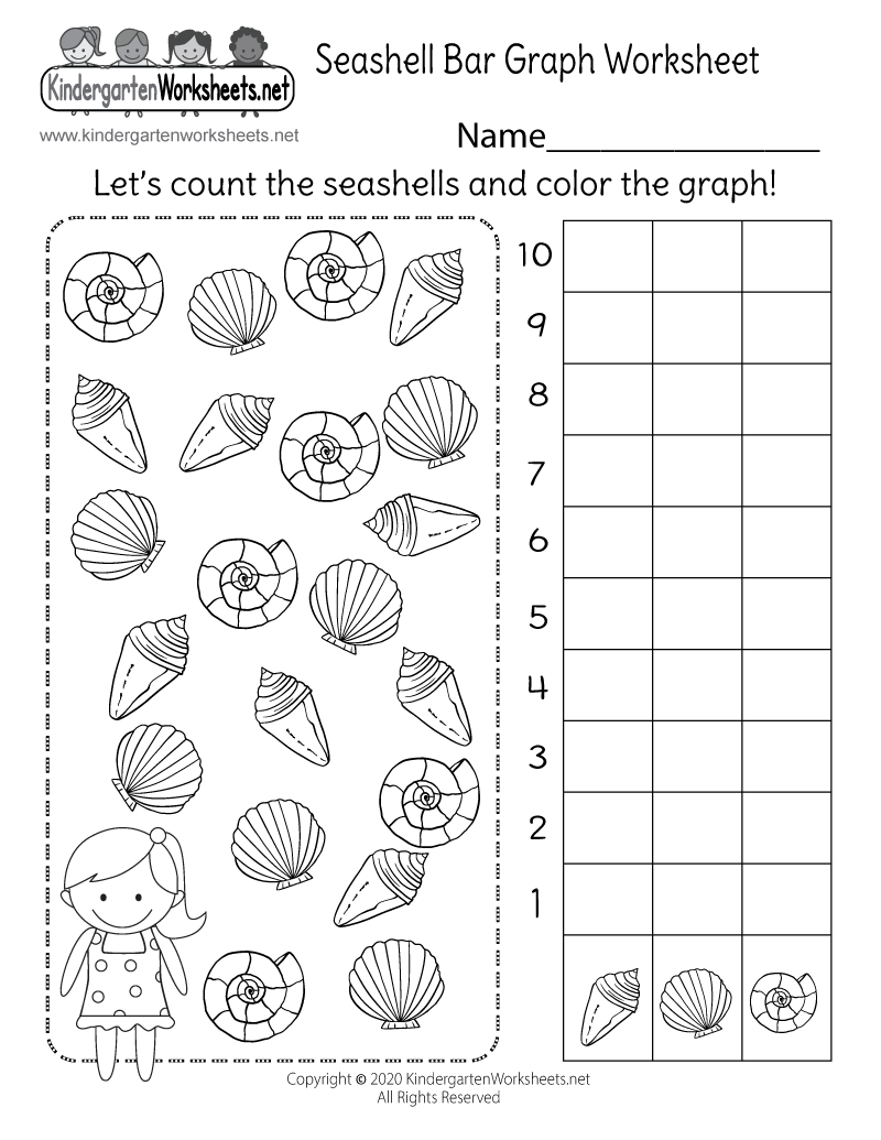 Seashell Bar Graph Worksheet Free Printable Digital amp amp PDF 