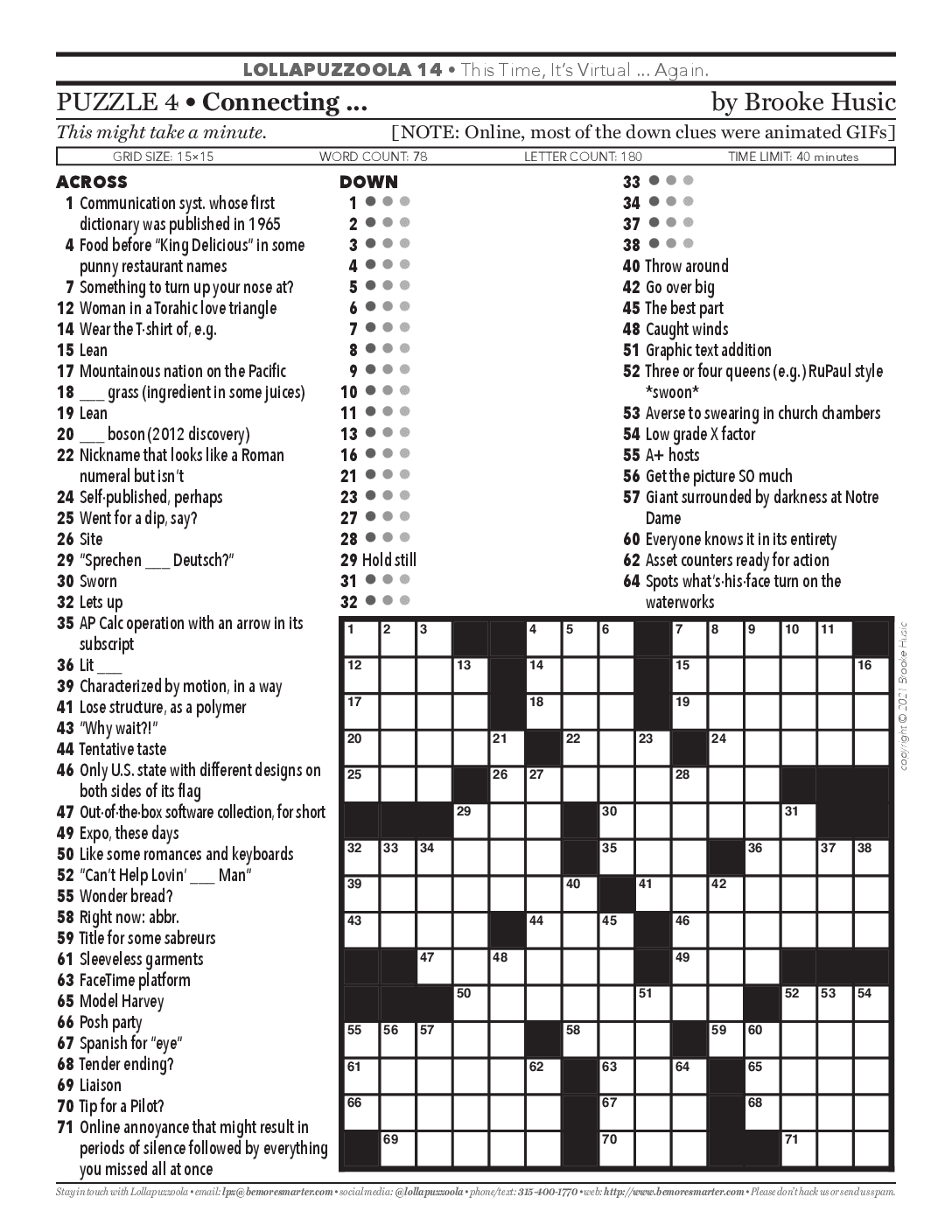 Printable Crossword Puzzles Easy Ny Times