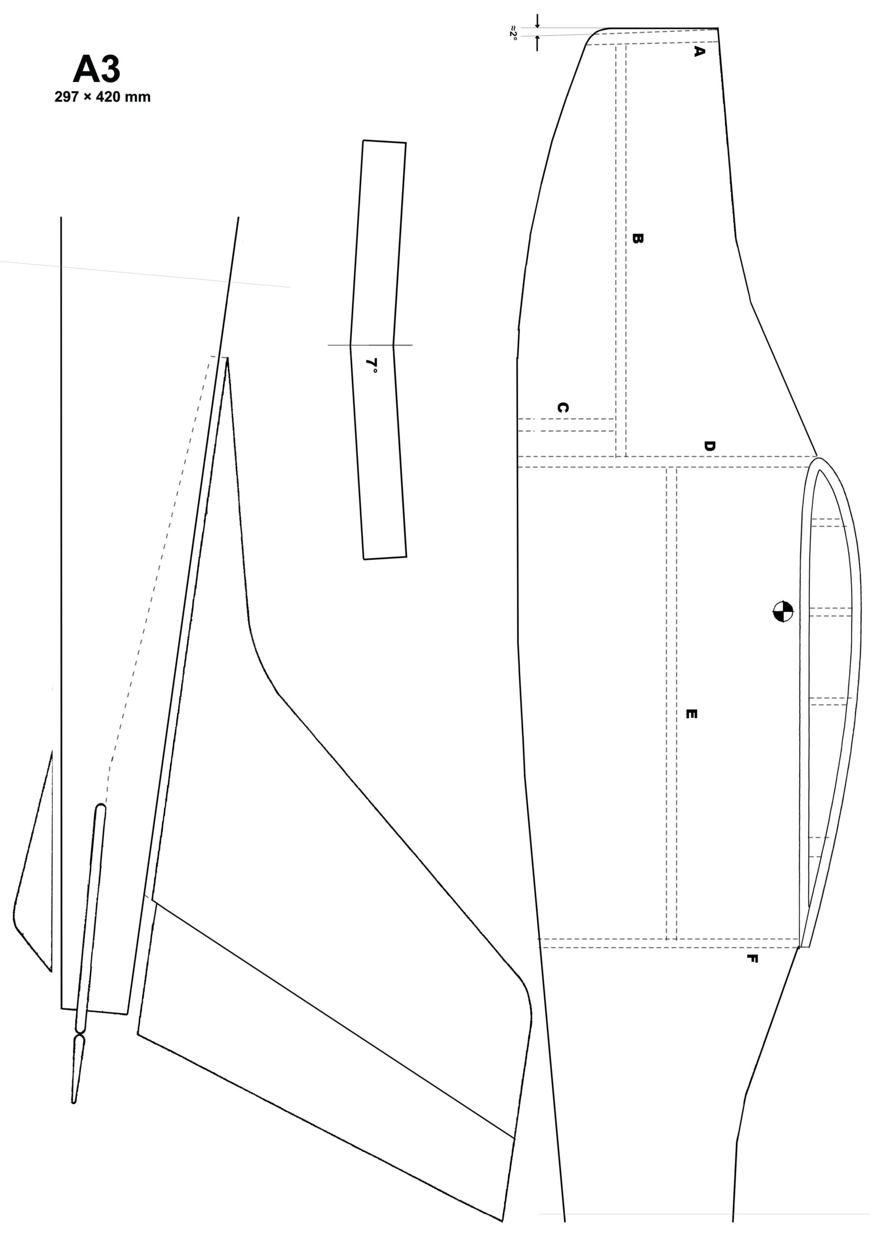 Styrofoam Plane Template Foam Airplane Glider Template 4 Pack Foam 