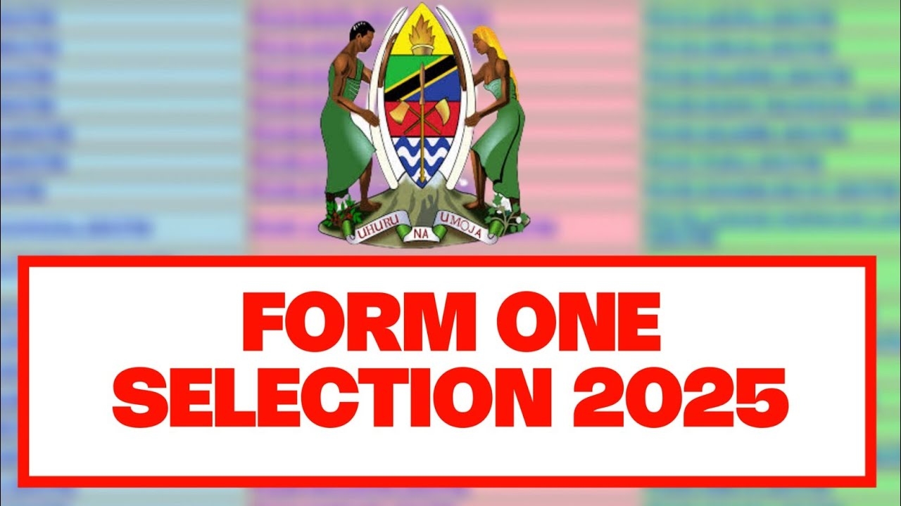 Selection Form One 2025