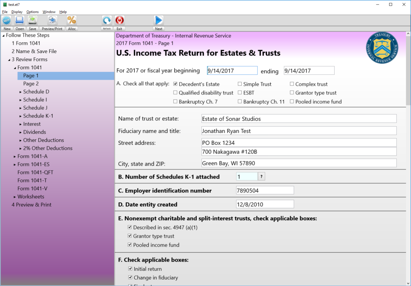 Irs Form 1041 2024 K1
