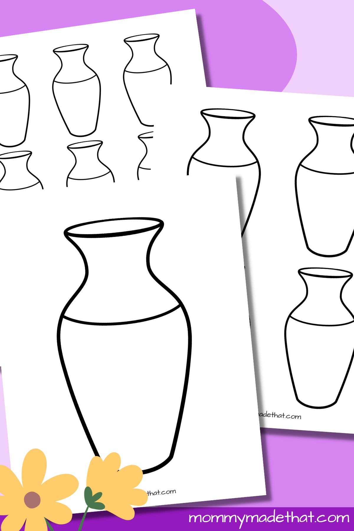 Free Printable Vase Template