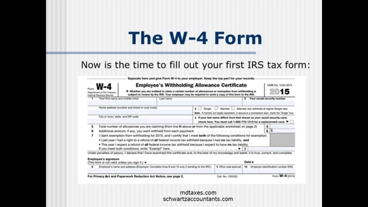 W 4 Basics Kids And College Students Earning Less Than 12 000 Should Claim Exempt