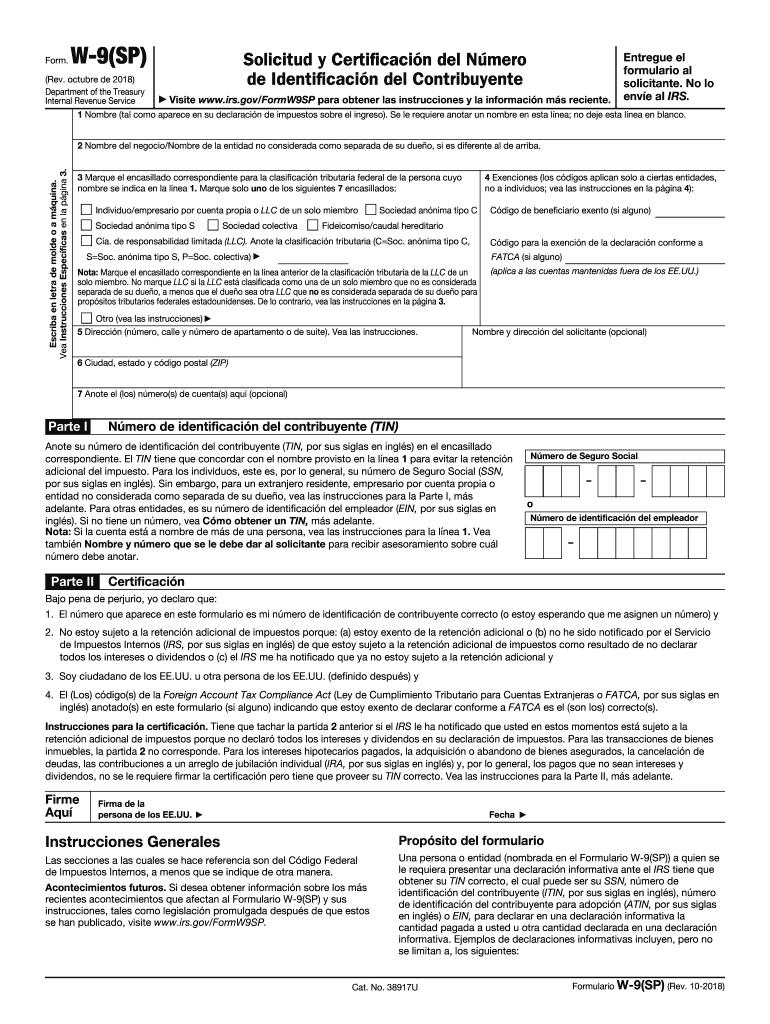 W 9 Form Va Form