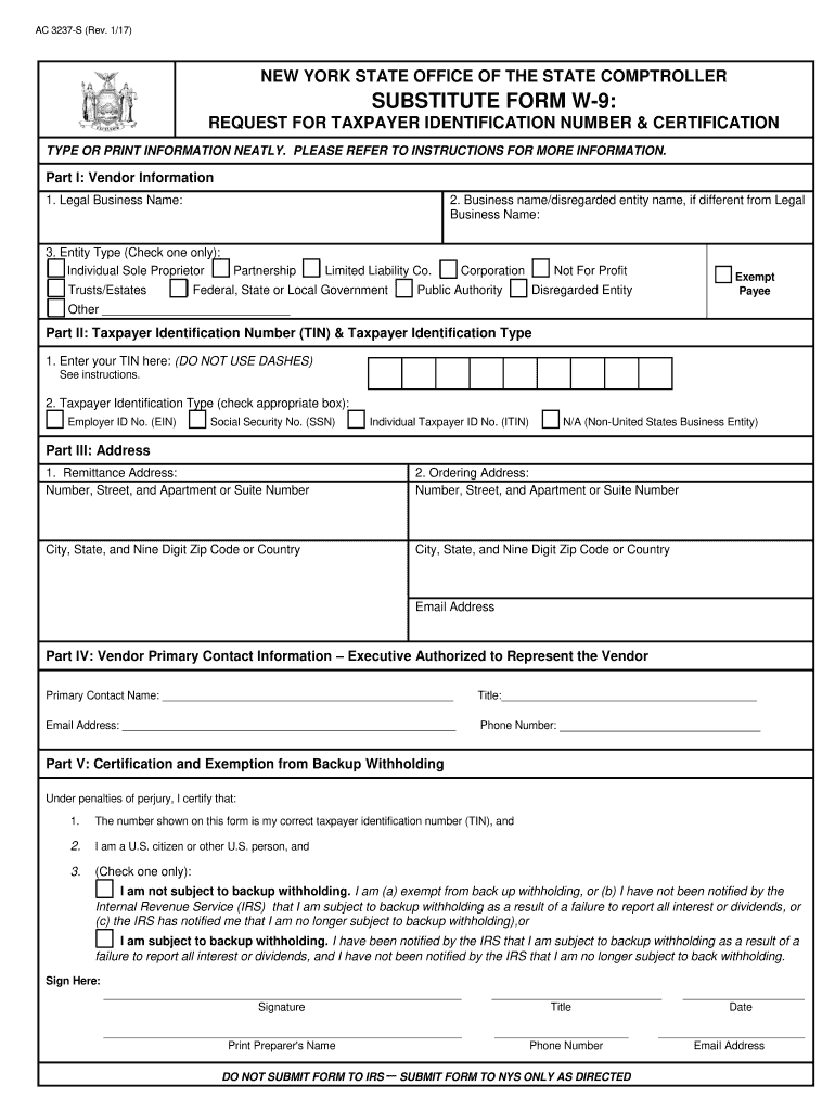 Blank W9 Form Wisconsin