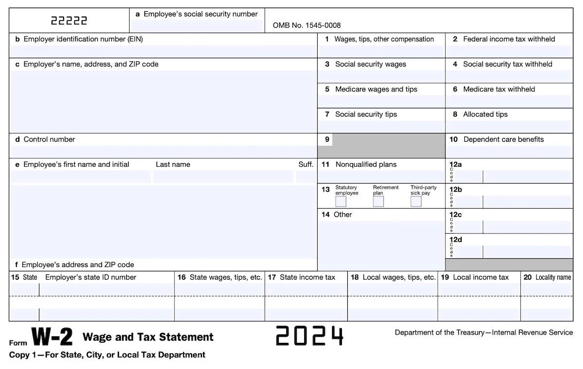 What Is A W 2 Form Who Gets It And How To Read It TurboTax Tax 